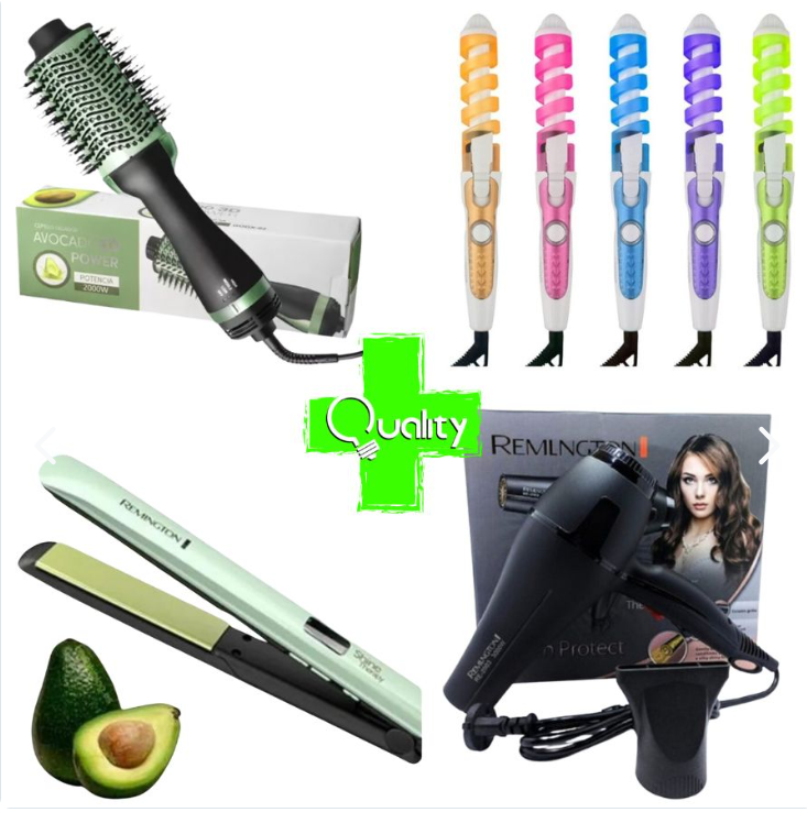 Plancha Aguacate + Secador + Cepillo