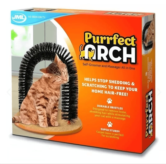 Cepillo Rascador De Aseo Para Gato